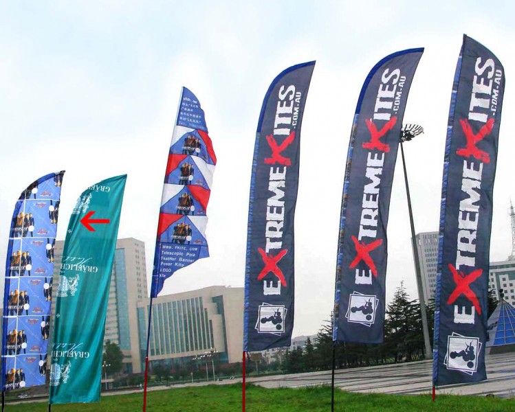 青島沙灘旗圖片